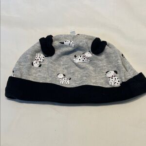 “Bundle 10/$13” baby 3M Gray and Black Dalmatian baby boy hat Beanie